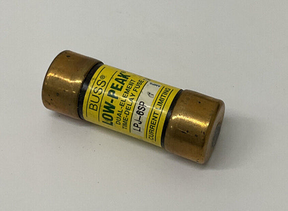 Bussmann LPJ-6SP Buss Lot of 3 Low-Peak Dual Element Time Delay