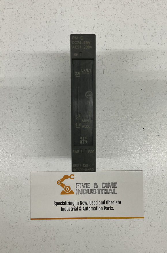Siemens 6ES7 138-4CB10-0AB0 Power Module