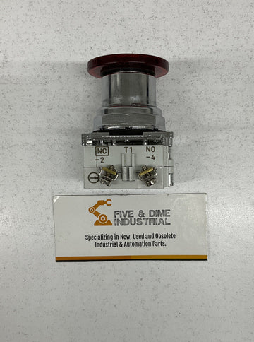 Cutler Hammer T4914 Ser. D2 Red Button Switch Non-Luminated - 0