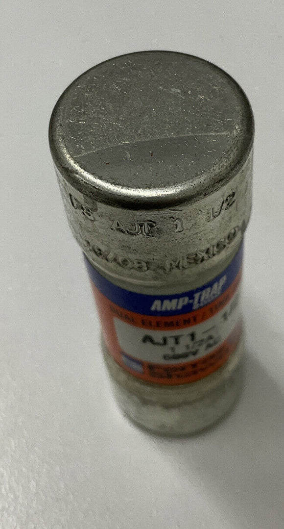 Gould Shawmut AJT-1/2 Fuses 600 VAC 1-1/2 Amps Lot of 5