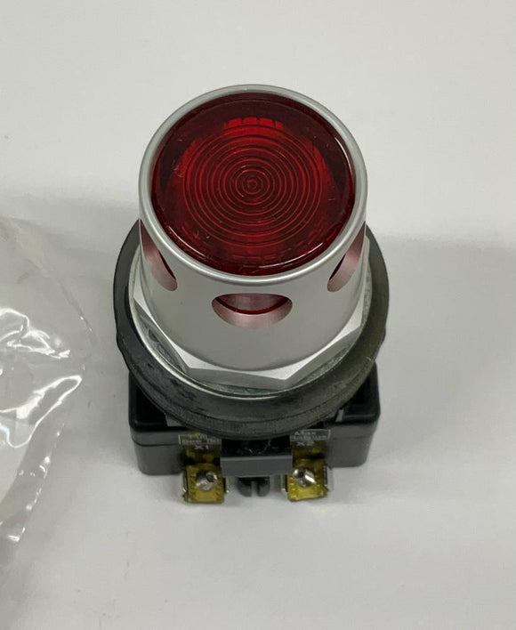 Eaton HT8GDRF3 Red Momentary Illuminated Switch w/ Guard