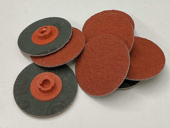 3M / 7010532795 1-1/2" Box of 50  60+ Grit Roloc Fiber Disc