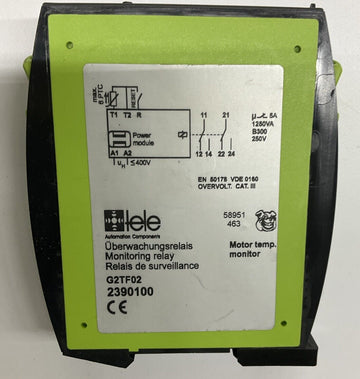 Tele Controls G2TF02 24V Motor Temperature Monitor 2390100 - 0