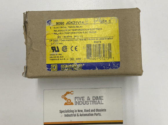 Square D 9050 JCK21V14 Timing Relay  Series C 10A 240V
