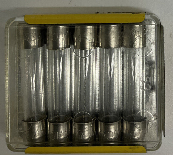 Bussmann Buss AGC-1/2 0.5 1/2 AMP Fuses  5 Pack
