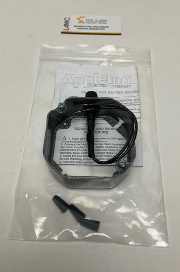 Appleton  RE752G  Juction Box with RE1500 Fuse Assembly MDL-4  4-Amp