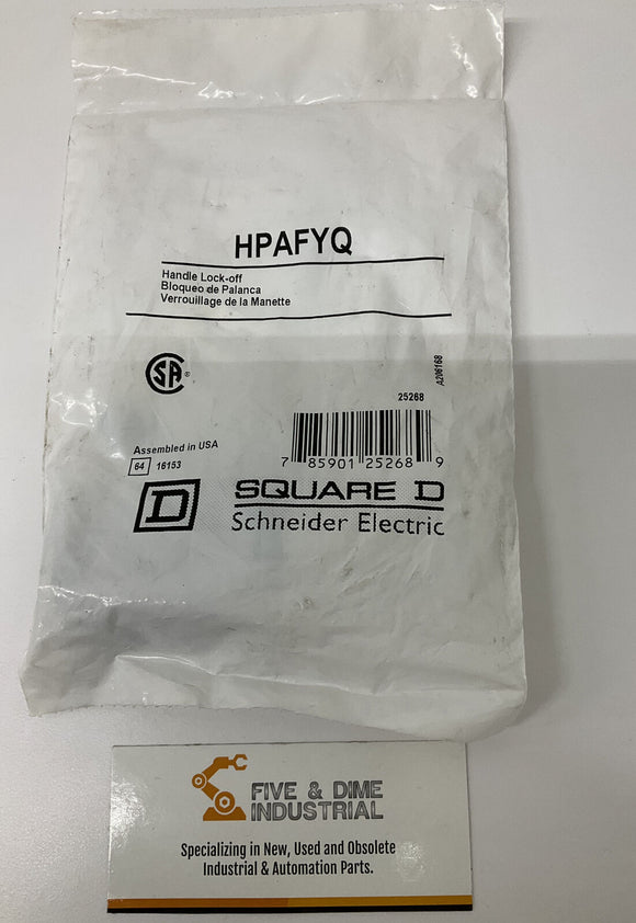 Square D  HPAFYQ Handle Lock off