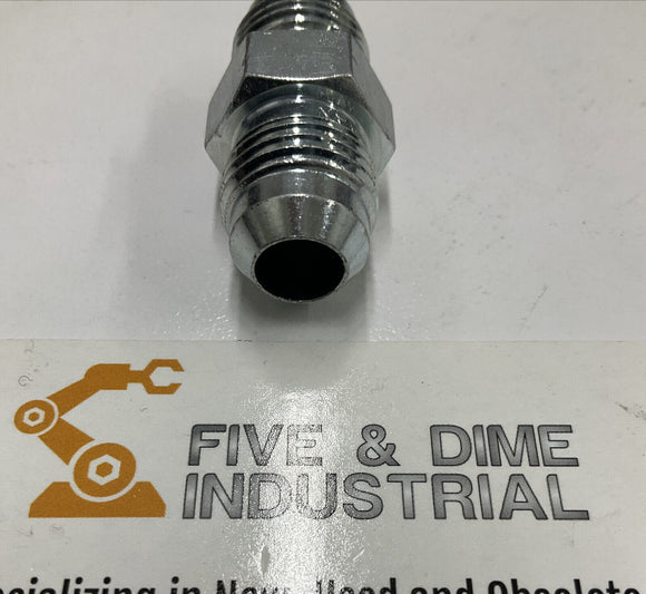 Parker JIC 6HTX-6-6 Stainless Steel Straight 36° Flare Union