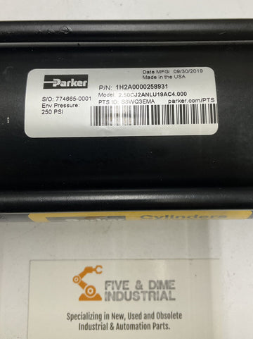 Parker 02.50CJ2ANLU19AC4.000 Hydraulic Cylinder 250 PSI - 0