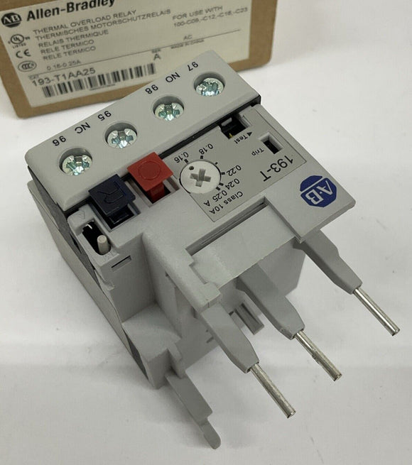 Allen Bradley 193-T1AC25 Thermal Overload Relay 21-25A