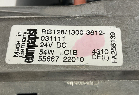 Empapst RG128/1300-3612-031111 Cooling Fan Assembly 24VDC. 54W (BK170)