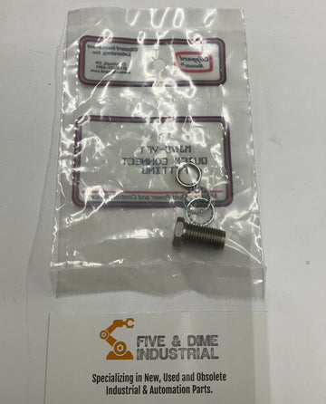 Clippard MJQC-VFT Quick Connect Fitting 10-32 Port 3/8 24 Thread - 0