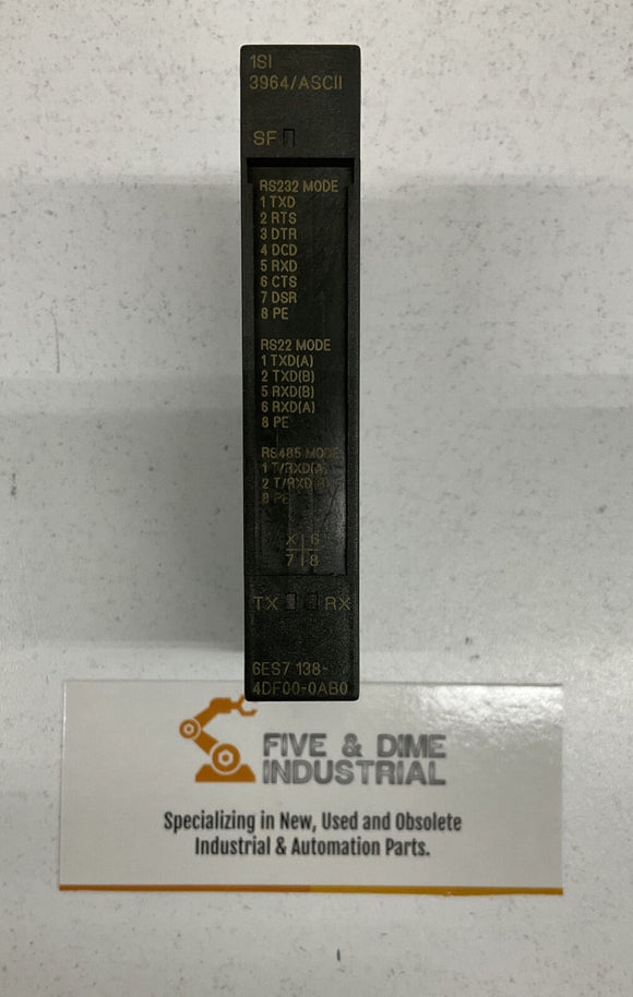 Siemens 6ES7 138-4DF00-0AB0 Power Module