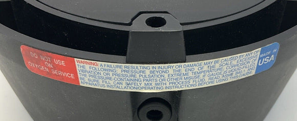 Wika 4317590 100 PSI 6" Gauge 232.34 316SS Tube and Socket 1/2" NPT Lower Middle