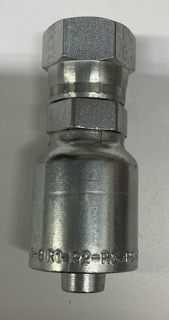 Parker P10643-10-8  5/8" JIC Swivel x 1/2" Hose Crimp Fitting