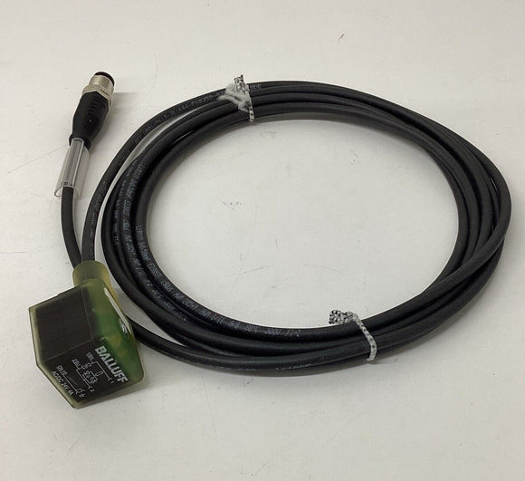 Balluff BCC04WL Cable  M12 3-Pin to Form A, 18mm Valve 24V AC/DC 5M