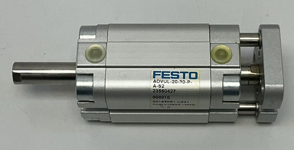 Festo ADVUL-20-30-P-A-S2 Pneumatic Cylinder 20mm Bore, 30mm Stroke 165091