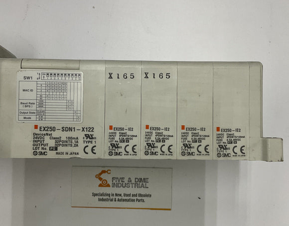 SMC EX250-SDN1-X122 DeviceNet IE2 Input Modules 8 Various Valves