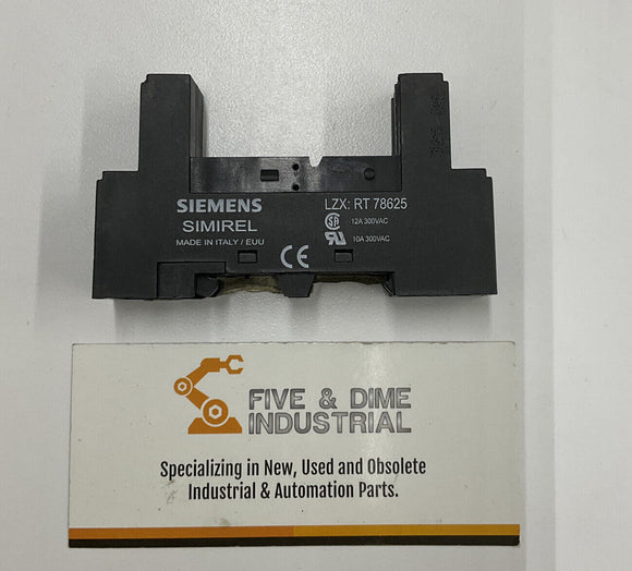 Siemens LZX RT78625 Plug-in Relay 12A 300V