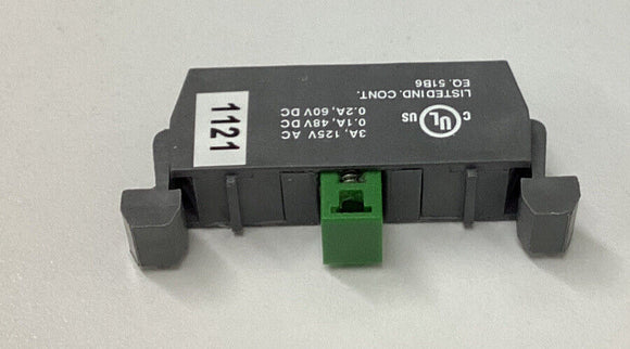 ABB MCBL-10 / 1SFA611612S1010 Lot of (3) Contact Block Module
