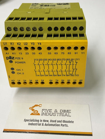 Pilz pze 9 24 vdc 8n/o 1n/c  774150 Safety Relay 24 vdc