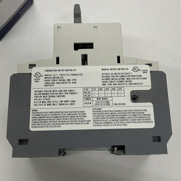 LS MMS-32H / MMS-32H-0.25-0.4A Manual Motor Starter 0.25-0.4A