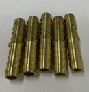 Parker 122HBL-6 3/8  2 Brass Barb Fitting. Lot of 5-5