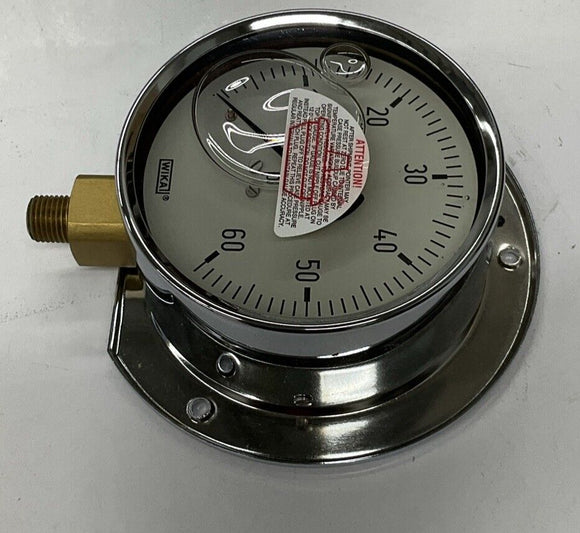 Wika 213.40 4" Pressure Gauge 4226324 1/4" 60PSI NPT LM