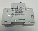 Allen Bradley 1492-CB2-F010 Ser. C 1A 480277 Volt Max Circuit Breaker 2-Pole-3