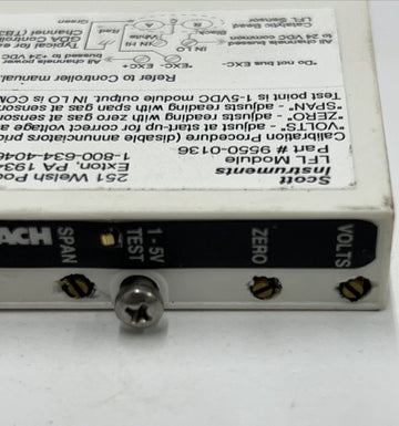 Scott Instruments / Bacharach LFL Module 9550-0136 - 0