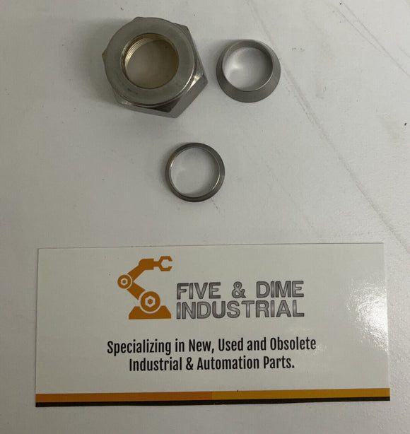 Swagelok SS-810-NFSET 1/2" Nut & Ferrule Set Stainless