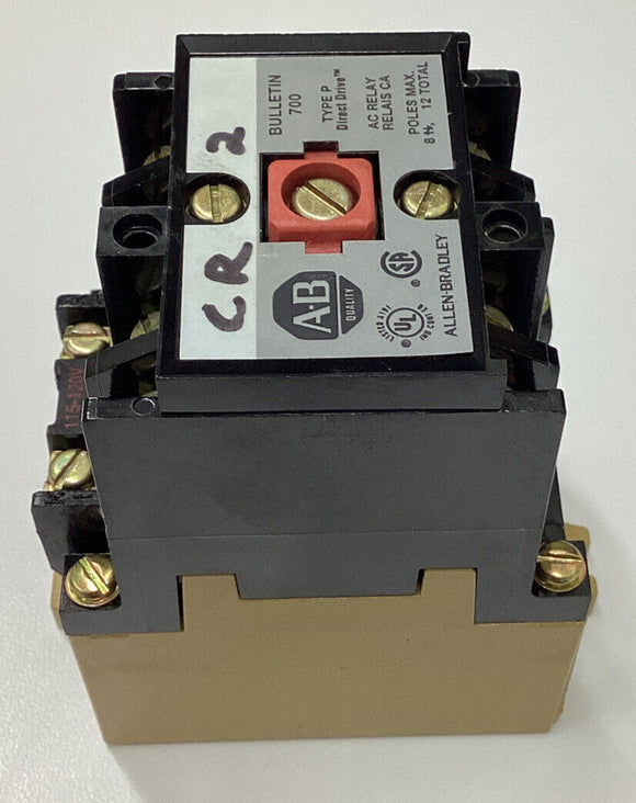 Allen Bradley 700-P400A1 Ser. B Control Relay 4-Pole