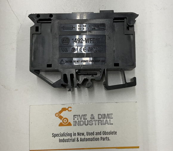Allen Bradley 1492-WFB10 Din Mount Fuse Holder