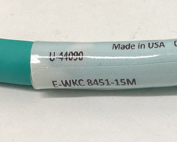 Turck E-WKC-8451-15M Cable Cordset U-44090 90 Degree - 0