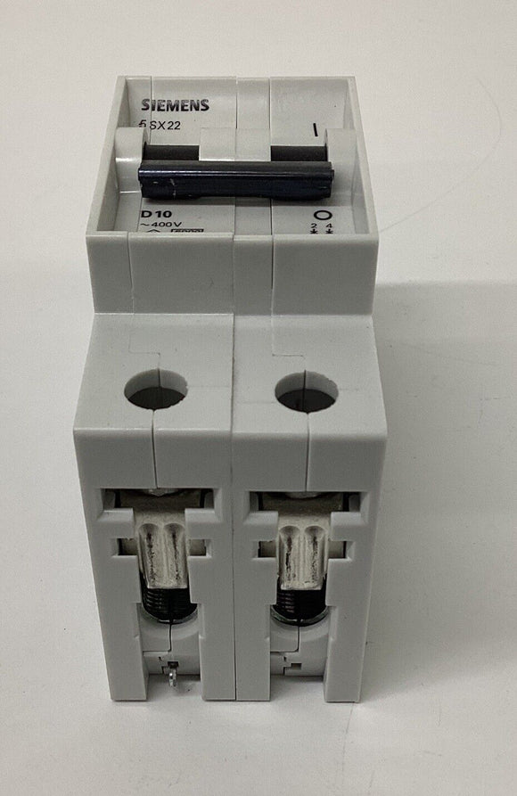 Siemens 5SX2-210-8 Circuit Breaker 2-Pole 10-Amp