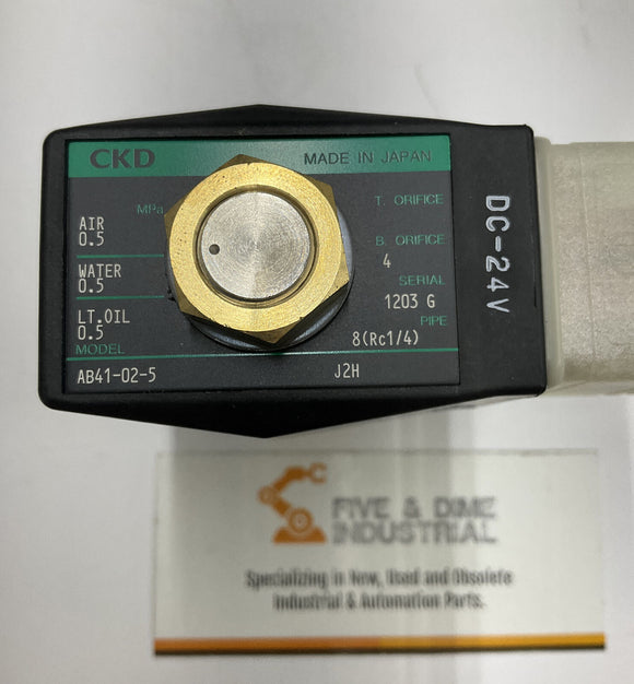 CKD AB41-02-5-J2H-DC24V Solenoid Valve