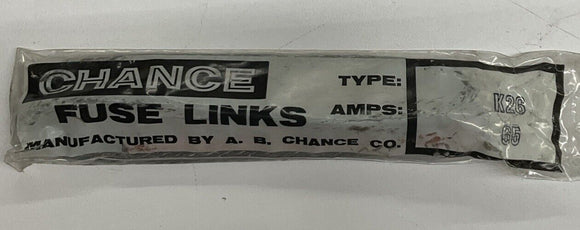 Chance Fuse Links K26-65 Type K-26, 65 Amp