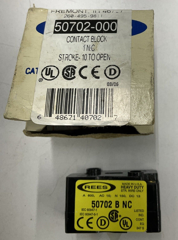 Rees 50702-000  50702 N C Contact Block