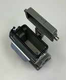 Harting H16B-FH-1L-MCV-M25 Wevel Base Mount HD Side Entry Hood-1