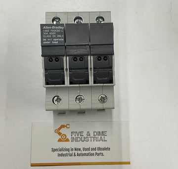 Allen Bradley 1492-FB3C-30-L 3-Pole Class CC Fuse Holder