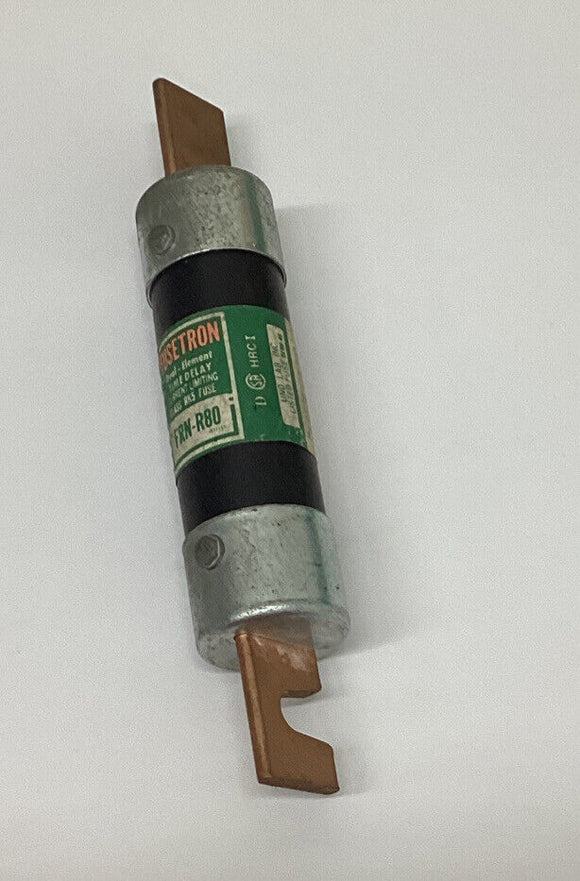Bussmann Fusetron FRS-R80 Amp Current Limiting Time Fuse Lot of (2)
