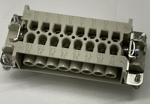 Epic 10.195000  H-BE 16-BS-DR 16-Pin Female Receptacle Insert