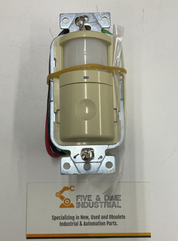 Hubbell WS1000I Occupancy Sensor PIR 1200 Sq Ft. Ivory w/ Cover - 0