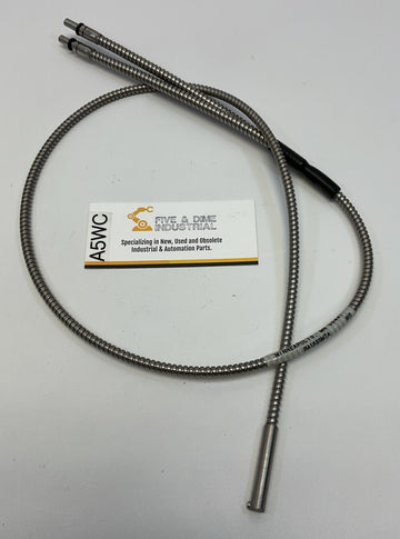Banner BA1.53SMTA Fiber Optic Cable Glass Diffuse, 1-Meter, Angle