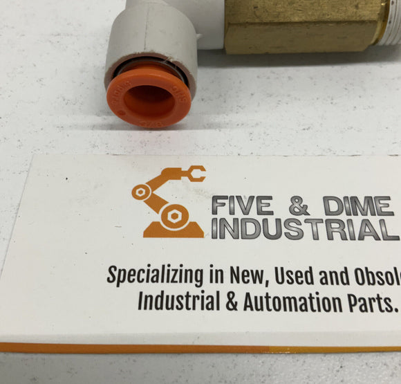 SMC KQ2W11-36S Extended Male Elbow 3/8" Npt X 3/8" OD Tube (Lot of 10)