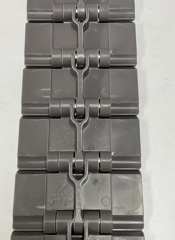 Rexnord  81400021 TableTop Chain 10' 3-1/2" Wide X 10'  HP831K3-1/4