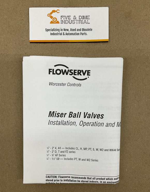 Flowserve Miser Ball Valve Maintenance Kit 02-RK44