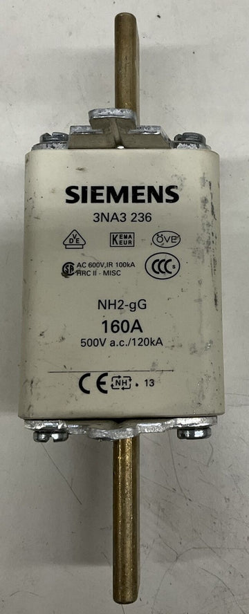 Siemens 3NA3 236 Fuse 160A 500V