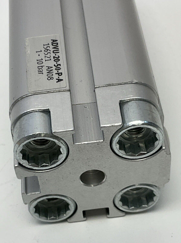 Festo ADVU-20-50-P-A Pneumatic Cylinder 20mm Bore, 50mm Stroke 156521