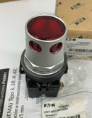 Eaton HT8GDRF3 Red Momentary Illuminated Switch w/ Guard-1